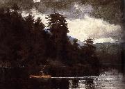 Winslow Homer A first Lenk Lake painting